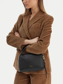 Tommy Hilfiger City Twist-Detail Schultertasche schwarz