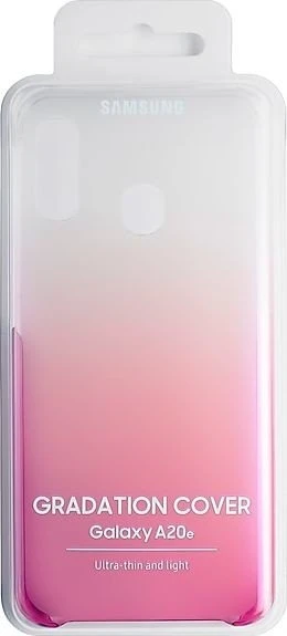 Samsung Gradation Cover für Galaxy A20e pink