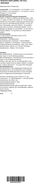 Deuka deukanin, basis mit Cocc, Kaninchen, 25kg