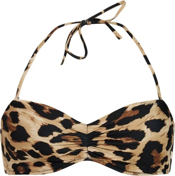 Protest Leslie Leopard Bikini-Oberteil fudge camel (Damen)