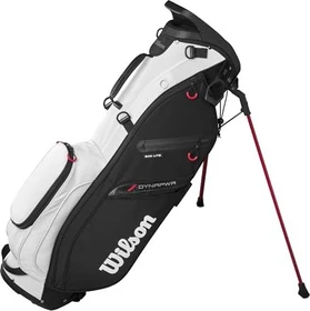 Wilson QS Standbag Golftasche schwarz/rot/weiß