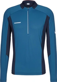 Mammut Aenergy FL Half Zip Funktionsshirt langarm deep ice/marine (Herren)
