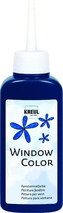 Kreul Window Color Glasmalfarbe, nachtblau, 80ml