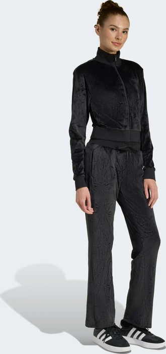 adidas Glam Velvet Trainingsanzug schwarz (Damen)