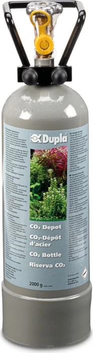 Dupla CO2 Armatur und Druckflasche