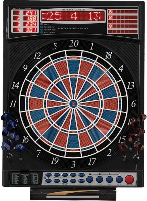 Karella Premium Silver elektronische Dartscheibe