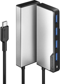 Alogic USB-C Fusion SWIFT 4-in-1 Hub, USB-C 3.0 [Stecker] (UCFUUA-SGR)