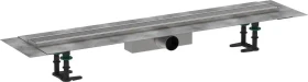 Hansgrohe RainDrain Compact Duschrinne, Komplett-Set, edelstahl gebürstet