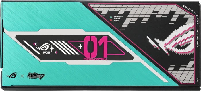ASUS ROG Thor Platinum III, ROG-THOR-1200P3-MIKU Hatsune Miku Edition, 1200W, ATX 3.1