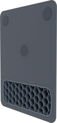 Fellowes Breyta XL Mausepad mit Handgelenkauflage, 280x210mm, blau