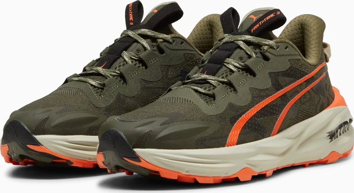 Puma Fast-Trac Nitro 3 dark olive/flame flicker/desert dust (Herren)