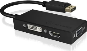 RaidSonic Icy Box IB-AC1031 DisplayPort 1.2 auf HDMI/DVI/VGA Adapter (60233)