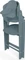 Cybex Click & Fold 3in1 Hochstuhl stone blue Vorschaubild