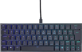 Cooler Master SK621 Tenkeyless, LEDs RGB, MX LOW PROFILE RGB RED, USB/Bluetooth, DE