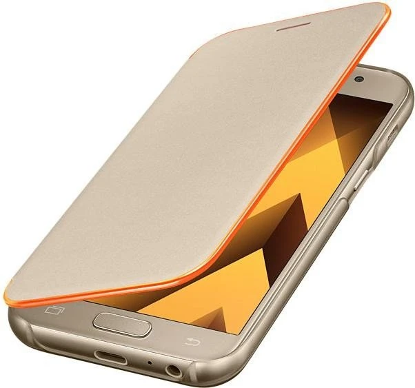 Samsung Neon Flip Cover für Galaxy A3 (2017) gold