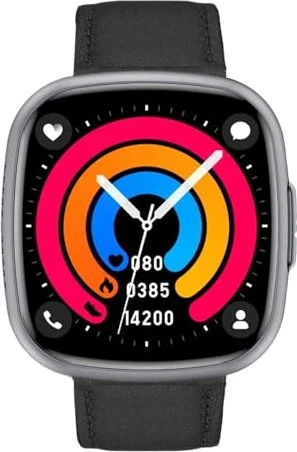 Knauermann Neo 2 (2025) eckig mit Lederarmband schwarz