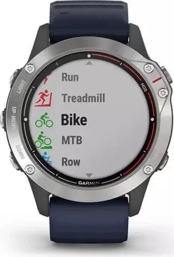 Garmin quatix 6 grau/blau