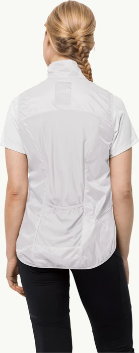 Jack Wolfskin Morobbia Wind Funktionsweste white cloud (Damen)