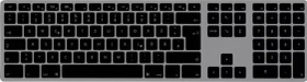Matias Wireless USB-C Aluminum Keyboard for Mac, Space Gray, USB, DE (FK418DCB-DE)