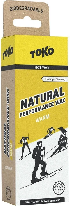 Toko Natural Speed Hot Wax Gleitwax 120g Wachs gelb