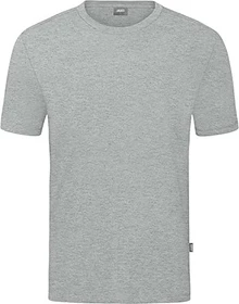 Jako Organic Stretch T-Shirt kurzarm light grey melange