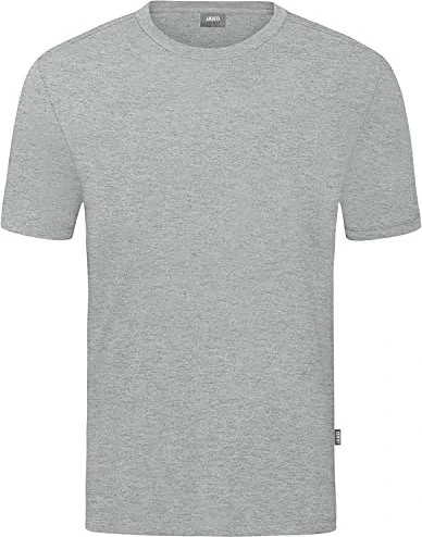Jako Organic Stretch T-Shirt kurzarm light grey melange