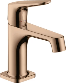 Hansgrohe Axor Citterio M 70 Waschbeckenarmatur mit Ablauffernbedienung polished red gold