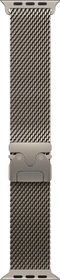 Apple Milanaise-Armband Titan Large für Apple Watch 49mm natur