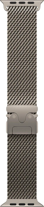 Apple Milanaise-Armband Titan Medium für Apple Watch Ultra 49mm natur