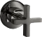Hansgrohe AXOR Citterio Absperrventil Unterputz mit Kreuzgriff polished black chrome Vorschaubild