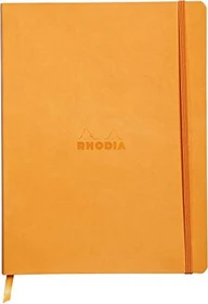 Rhodia Rhodiarama Notizbuch, 190x250mm, liniert, Softcover, orange, 80 Blatt