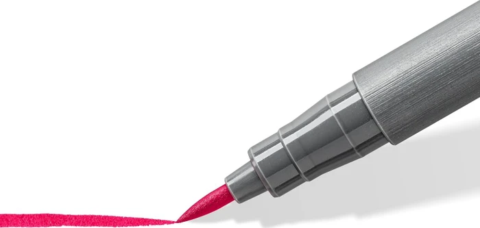 Staedtler pigment brush pen 371 karminrot, 10er-Pack
