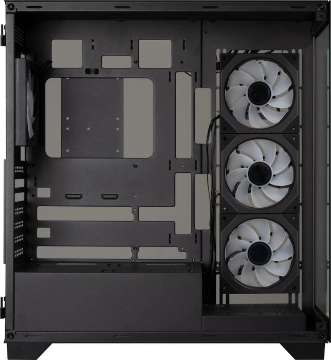 BitFenix CETO Premium Black, 4F, Lüfter LED Fixed RGB, Glasfenster