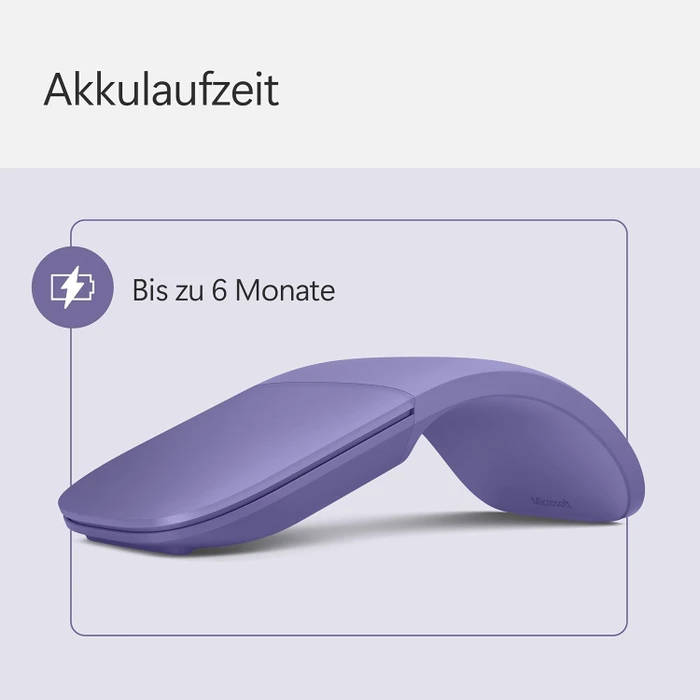 Microsoft Surface Arc Mouse, Violett, Bluetooth