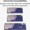 Glorious GPBT Gradient V2 Keycaps, Kunststoff (PBT), Purple Haze, violett, 135 Tasten, ANSI-US Vorschaubild