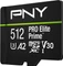 PNY Pro Elite Prime R200/W150 512GB Kit, UHS-I U3, A2, Class 10 Vorschaubild