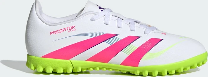 adidas Predator Club TF cloud white/lucid pink/lucid lemon (Junior)