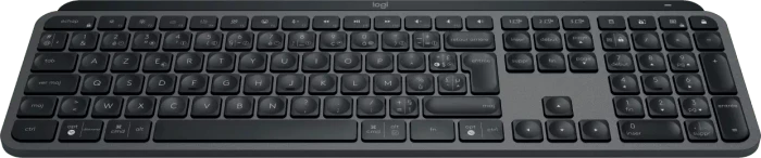 Logitech MX Keys S, Graphite, schwarz, LEDs weiß, Logi Bolt, USB/Bluetooth, FR
