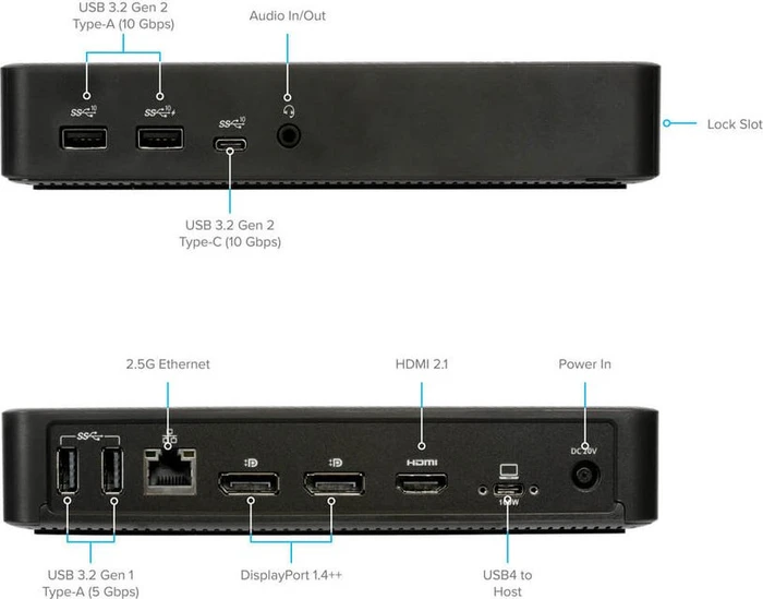 Targus USB4 Triple Video Docking Station with 100W Power, USB4 [Buchse]