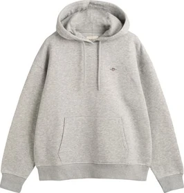Gant Shield Hoodie light grey melange (Damen)