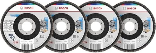 Bosch Professional X451 Fächerschleifscheibe T29, 15-tlg.