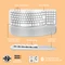 Logitech Wave Keys for Mac, Grauweiß, Logi Bolt, USB/Bluetooth, UK Vorschaubild
