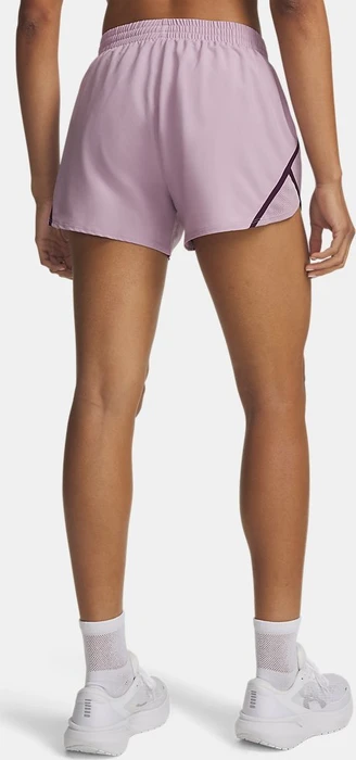 Under Armour Fly By 8cm Hose kurz mauve pink/purple echo/reflective (Damen)