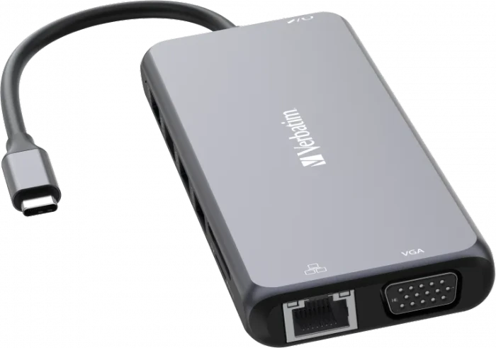 Verbatim USB-C Pro Multiport Hub CMH-14, USB-C 3.0 [Stecker]
