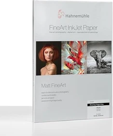 Hahnemühle Digital Matt FineArt Photo Rag Bright White Fotopapier matt weiß, A3, 310g/m², 25 Blatt