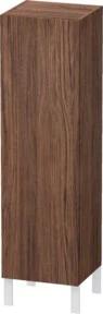 Duravit L-Cube Halbhochschrank 400 x 363 x 1320 mm nussbaum dunkel matt