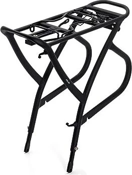 XLC Alu Hinterrad Gepäckträger schwarz matt