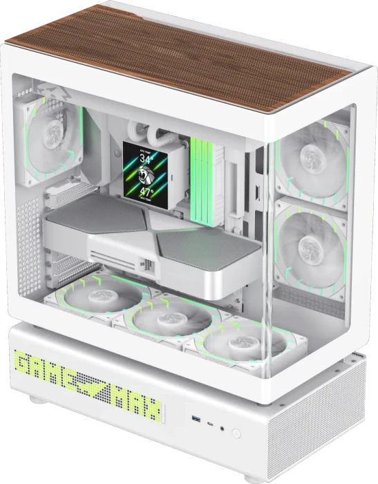 GameMax N90 White, Glasfenster