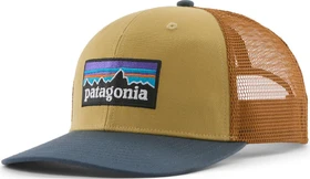 Patagonia P-6 Logo Trucker Kappe lynx tan