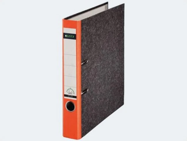 Leitz Qualitäts Ordner 2-Ring 180° CO2 neutral, 50mm, A4, orange